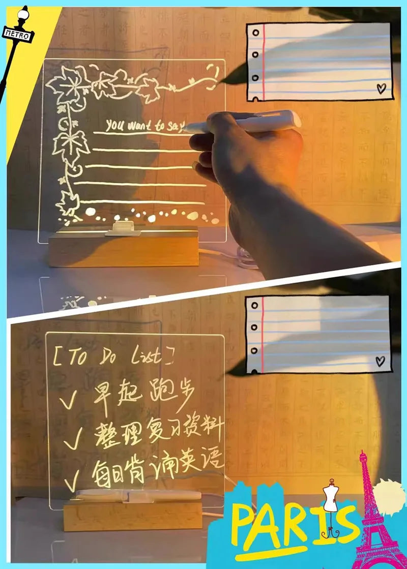 Hit! Tablica Ledowa dla dzieci nowość 2025/2026 Tablet Led GRATIS świecące pisaki!!!